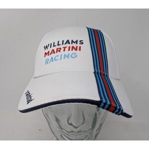 Williams Martini Racing Hat Cap Flex Fit One Size White F1 Racing Mens